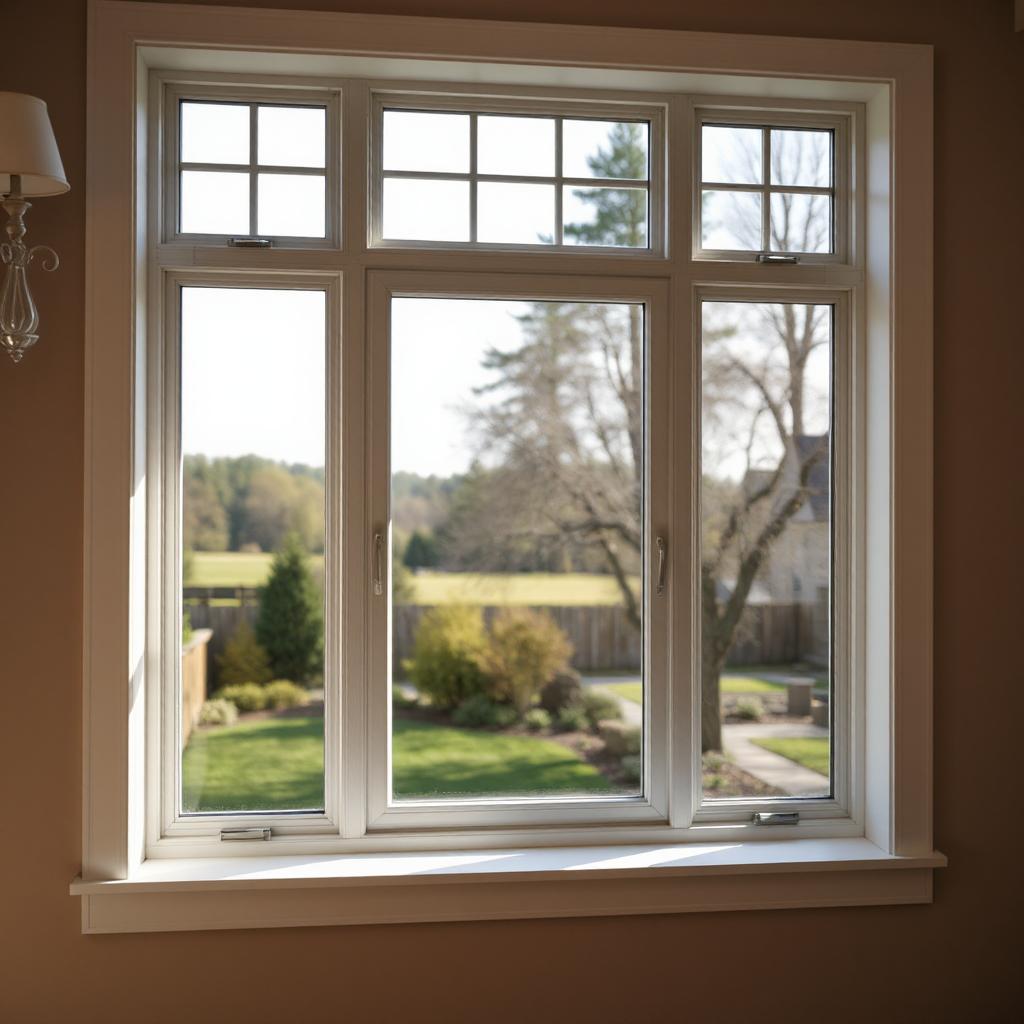 New vinyl window installed on a Castle Pines home by Road Home Exteriors