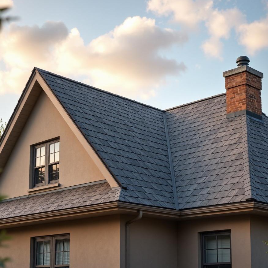 Asphalt shingle roof on a home in Jefferson County (JeffCo), Colorado