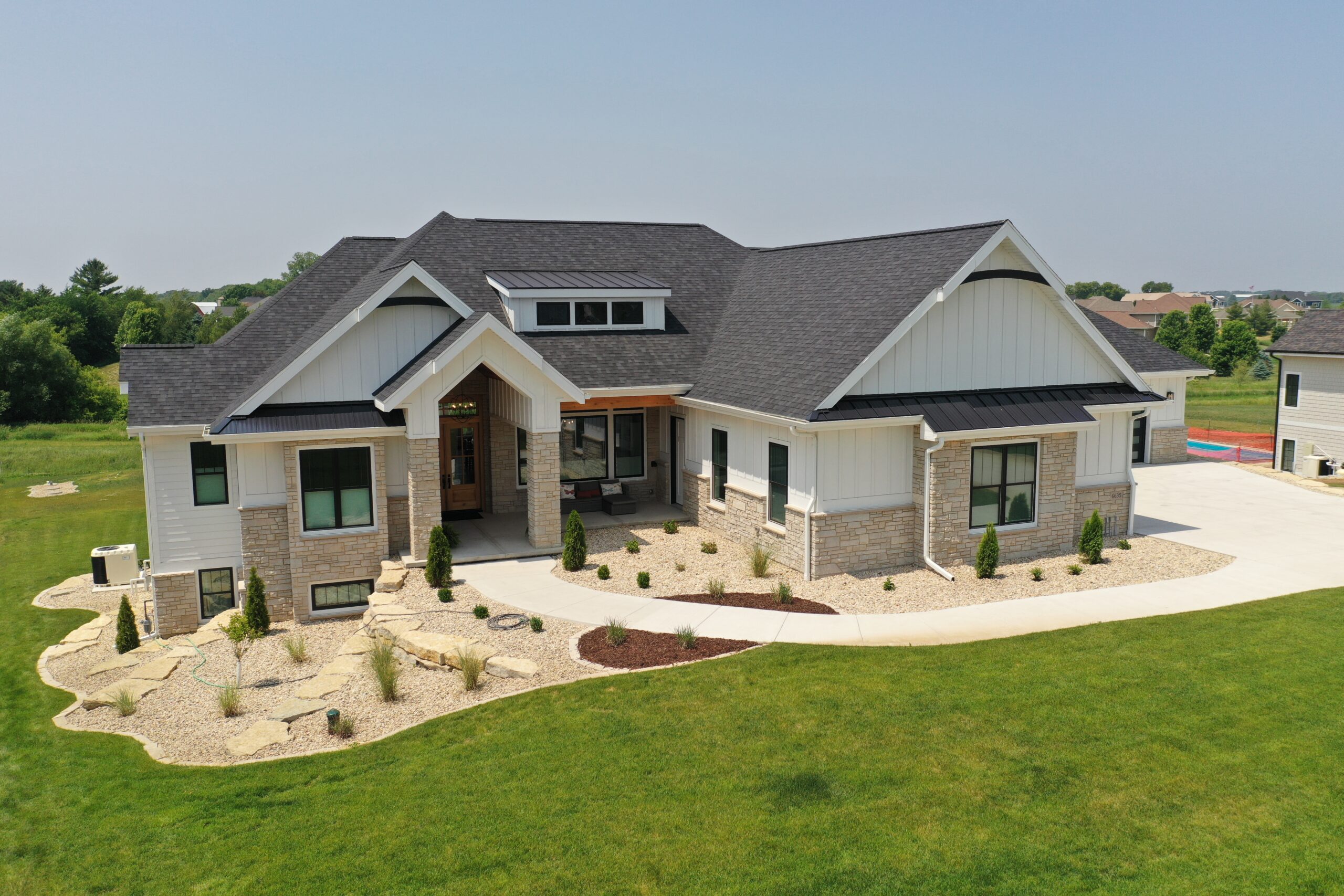 Home with LP SmartSide siding in a residential neighborhood near Lone Tree, Colorado