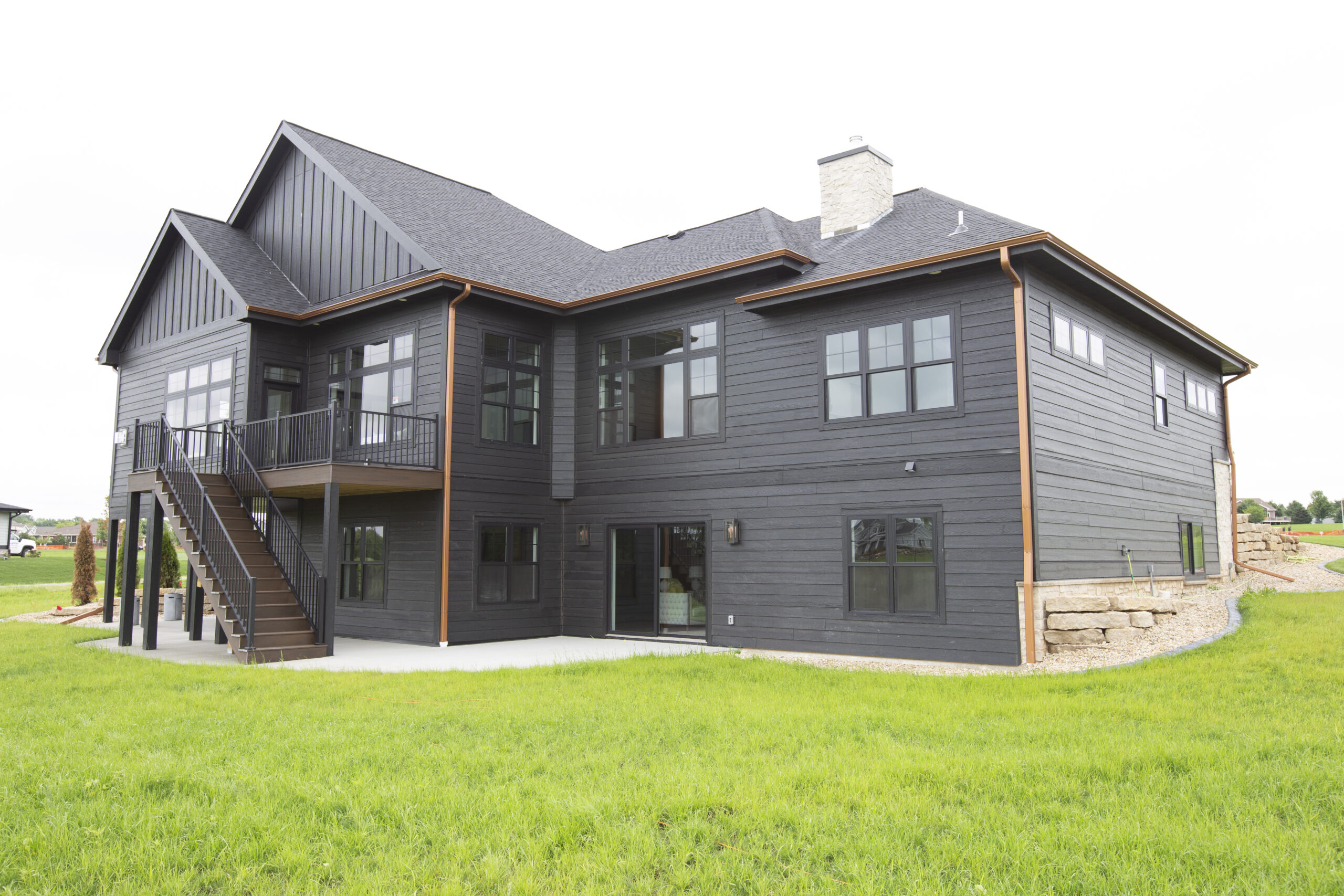 House in Parker, Colorado with newly installed LP® SmartSide® wood composite siding