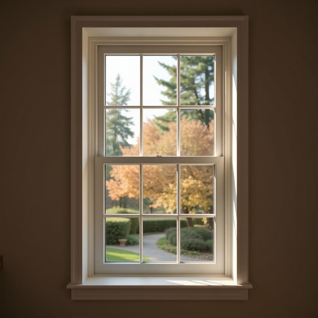 New vinyl window installed on a home in Edgewater, Colorado