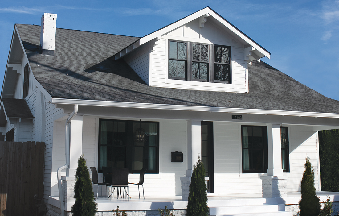 Residential home in Englewood, Colorado, featuring modern LP SmartSide siding