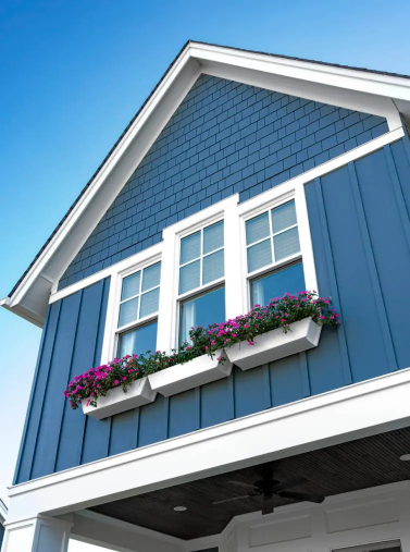 Home in Commerce City, Colorado with newly installed James Hardie siding