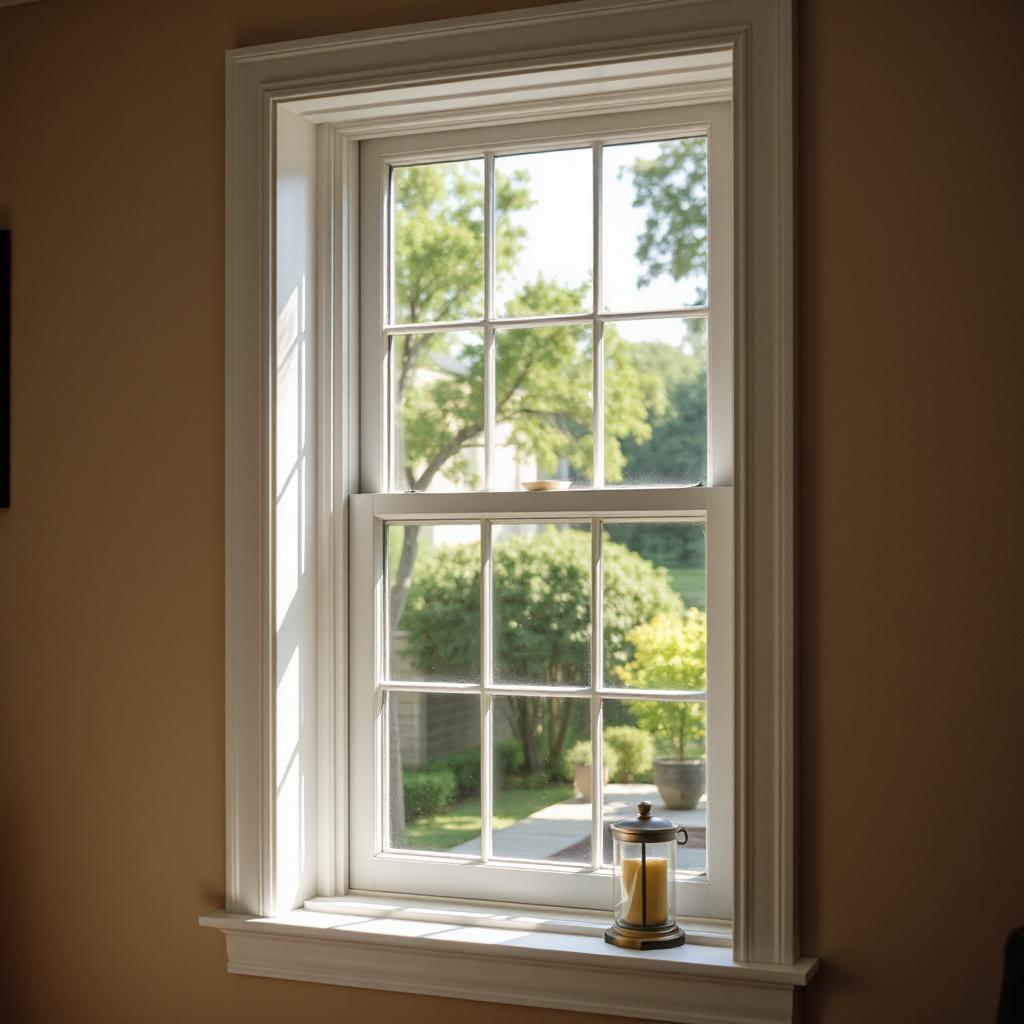 New vinyl window installed in a Federal Heights home