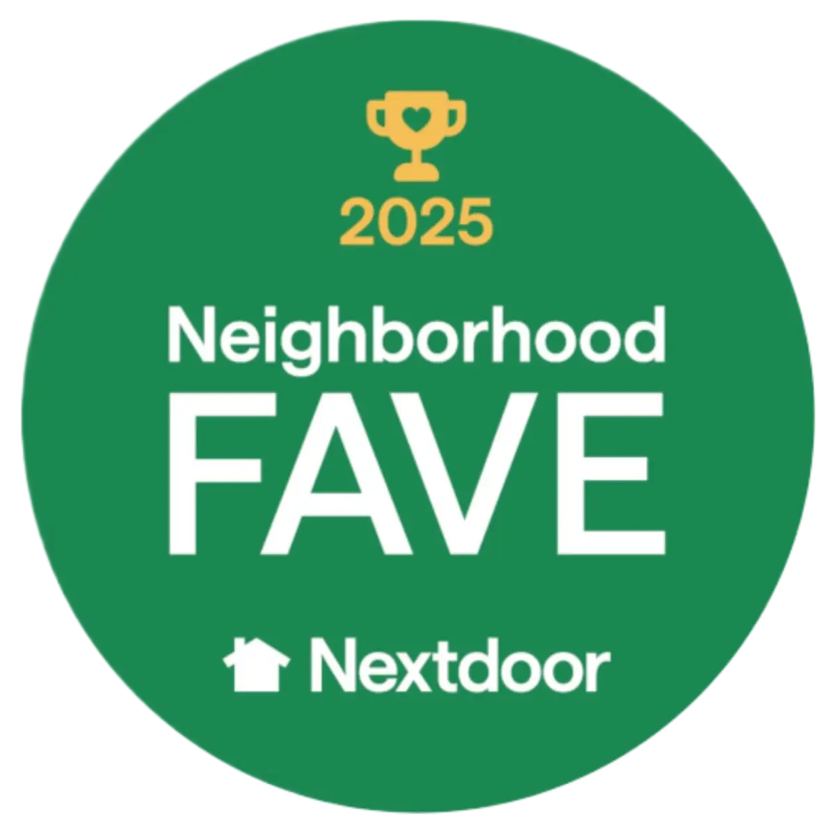 Road Home Exteriors Nextdoor Neighborhood Fave 2025 award winner serving Colorado homeowners
